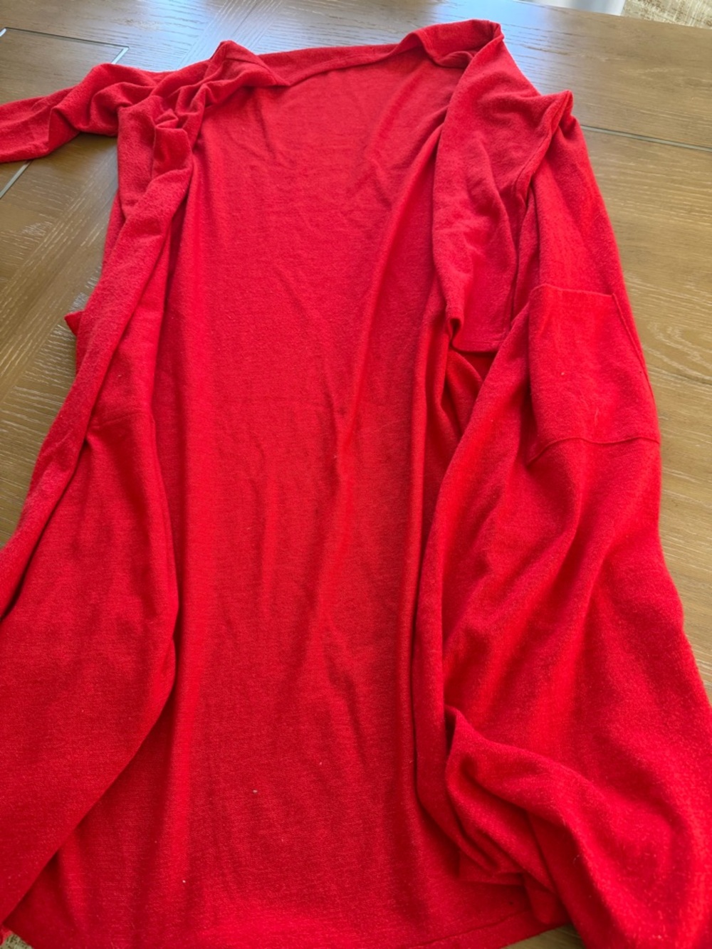 LuLaRoe Bright Red Knit Top